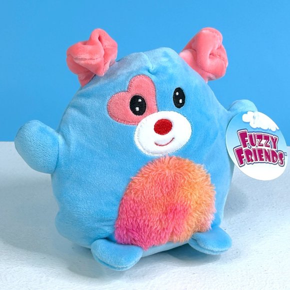 Fuzzy Friends Valentine's Day Squishy Soft Puppy Dog 6" Plush Stuffed Animal Toy - Picture 2 of 4